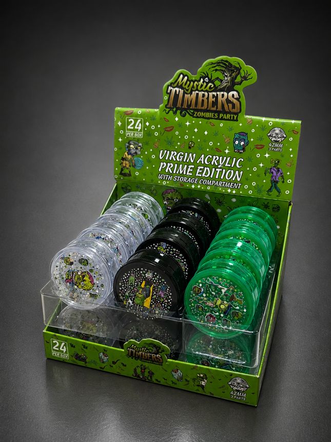 Zombers Acrylic Grinders Display